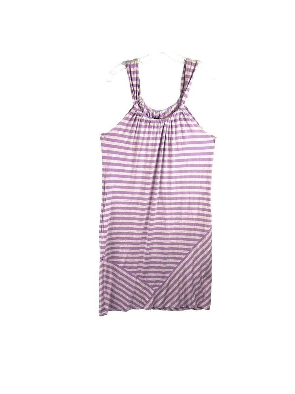 Euc-spense Striped, Adjustable Neckline,Pockets, Stretchy,Sleeveless Midi Dress